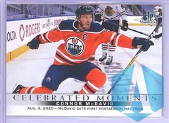 2020-21 SP Authentic Base Celebrated Moments #108 Connor McDavid - Oilers
